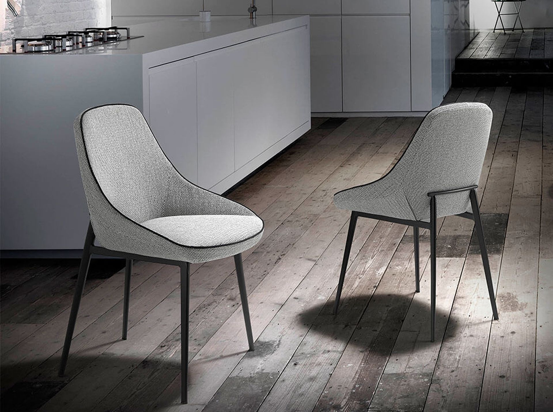 Avenza szürke prémium design étkezőszék