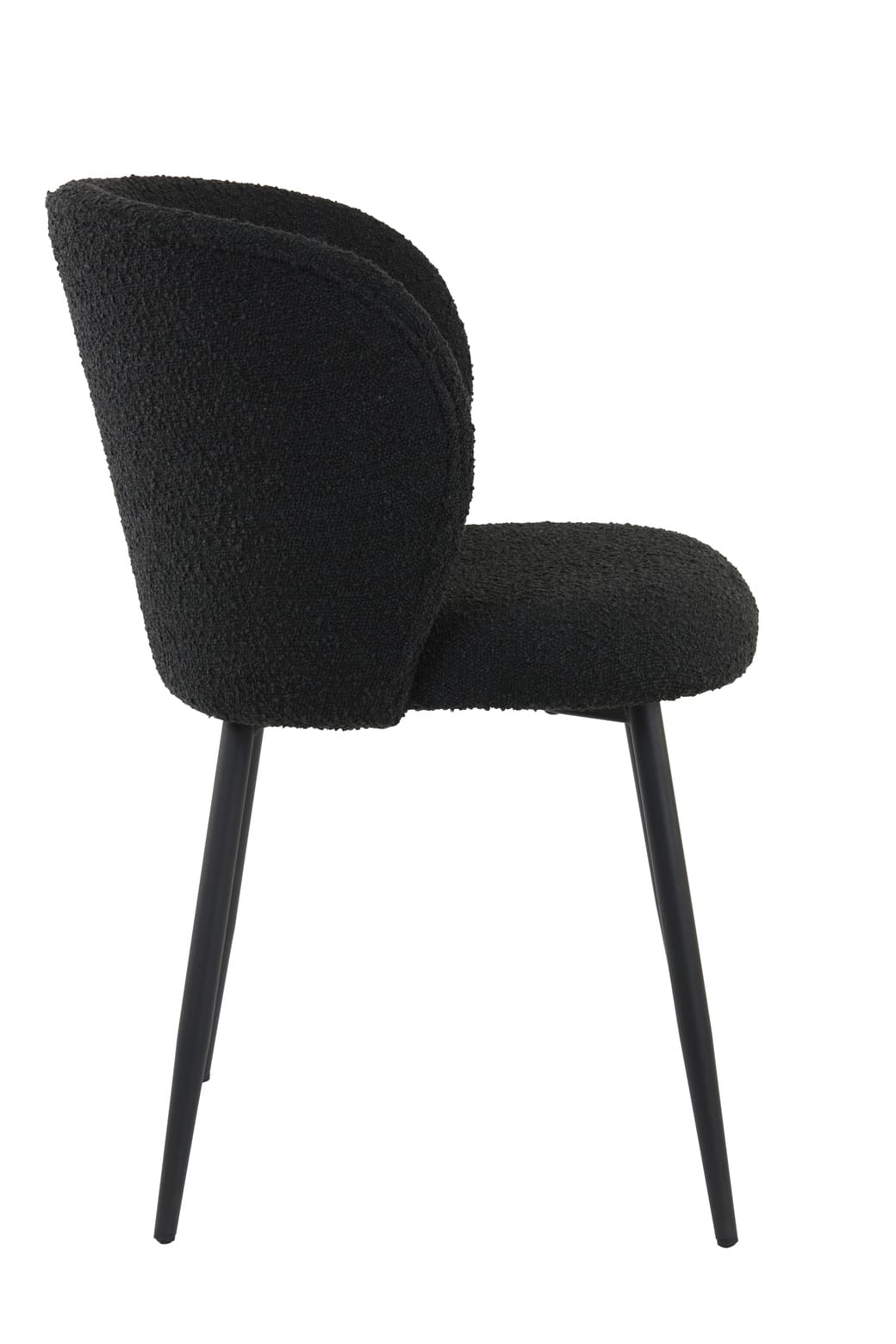 Elyna design fekete étkezőszék