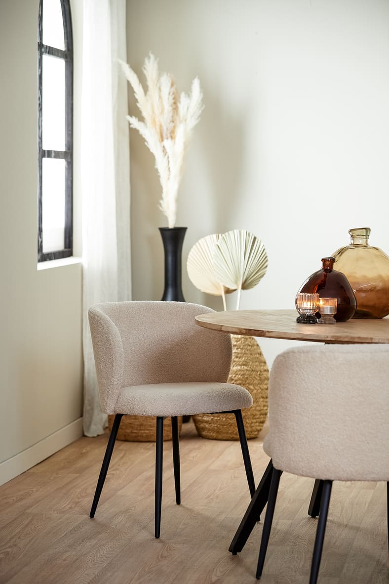 Elyna design bézs étkezőszék