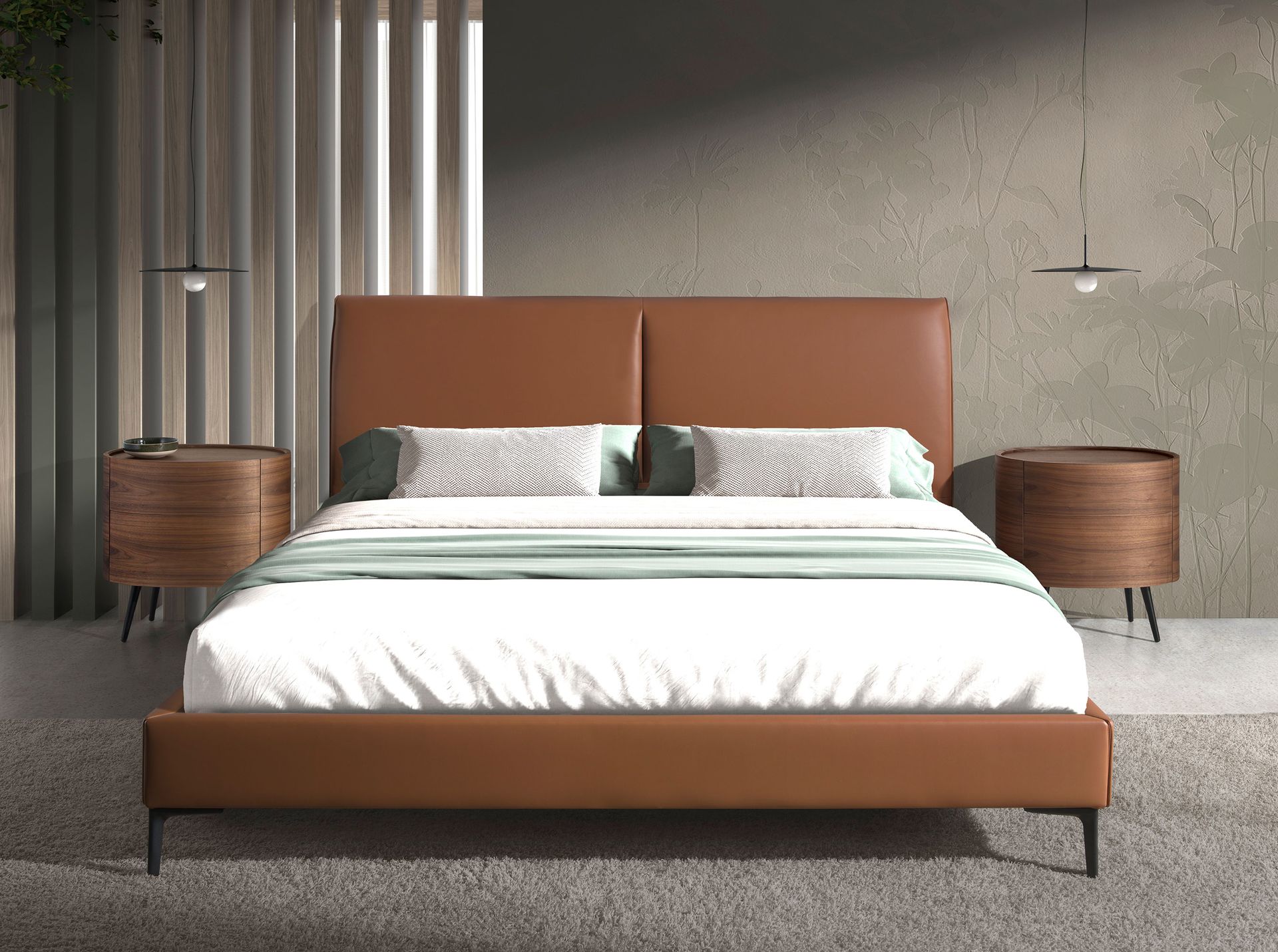 Mauro prémium design műbőr ágy