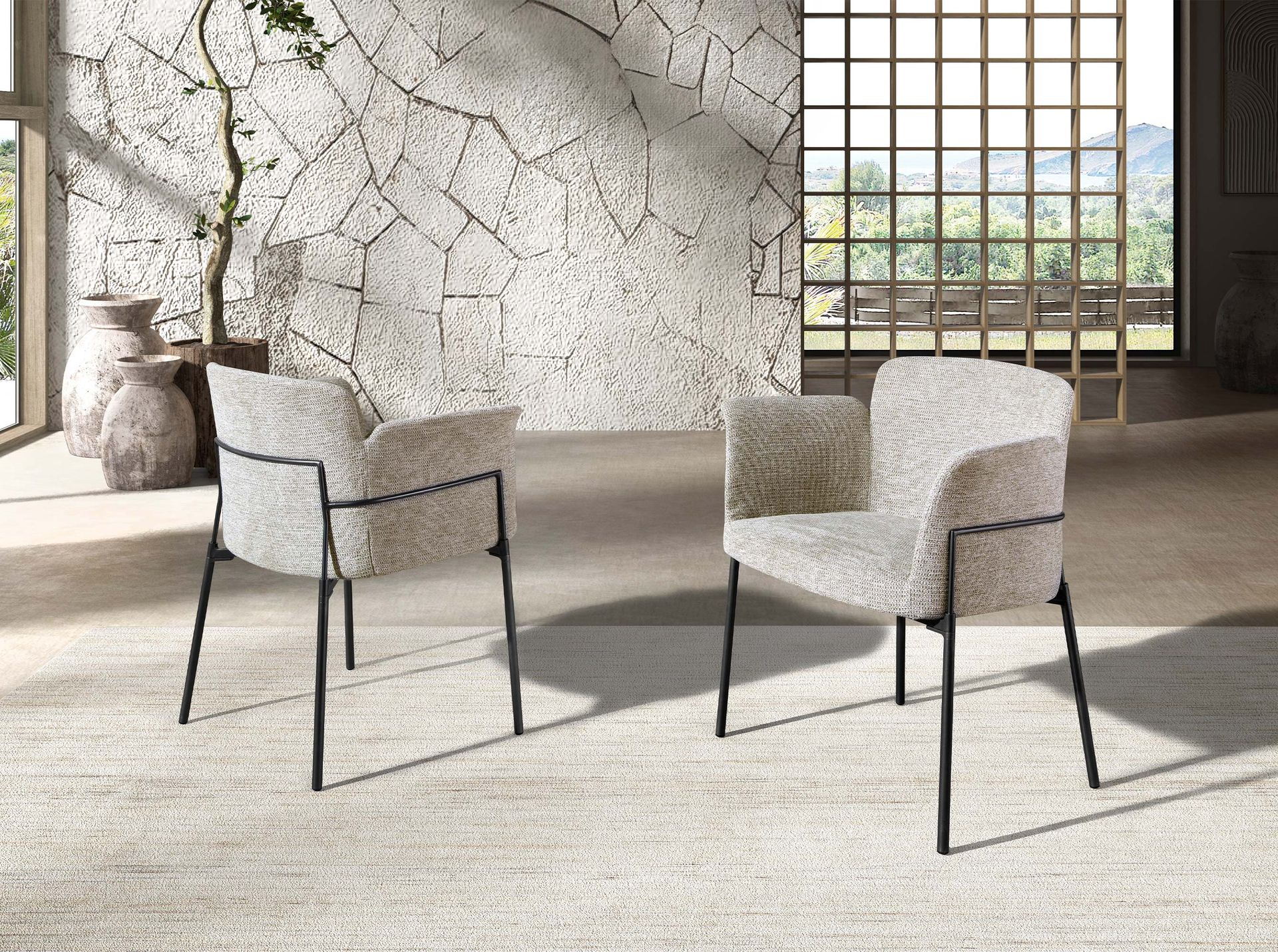 Sky szürke prémium design  étkezőszék