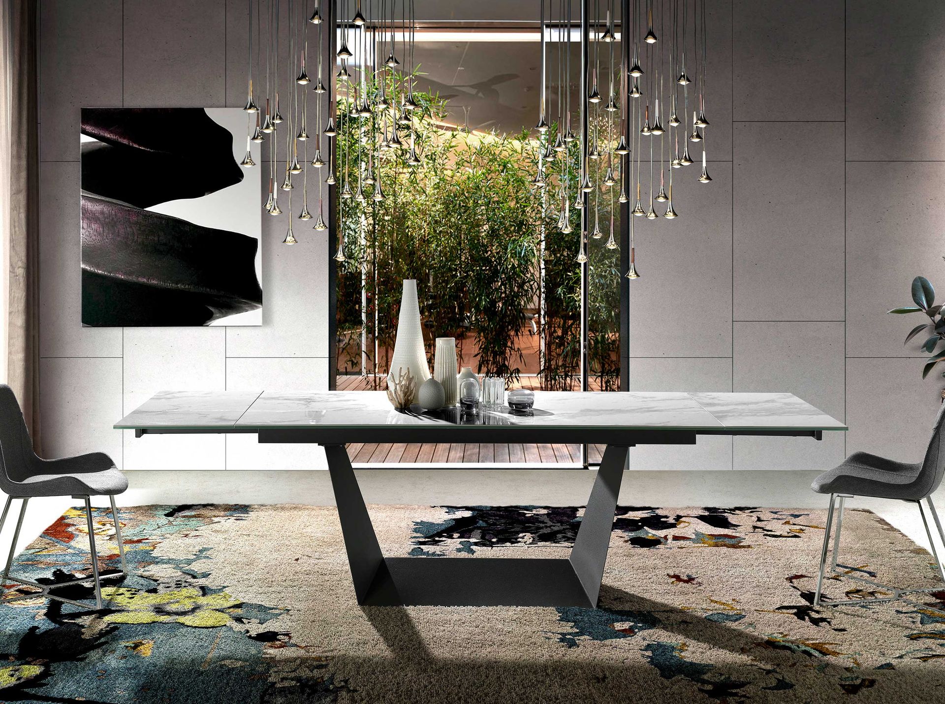 Ana kihúzható prémium étkezőasztal 