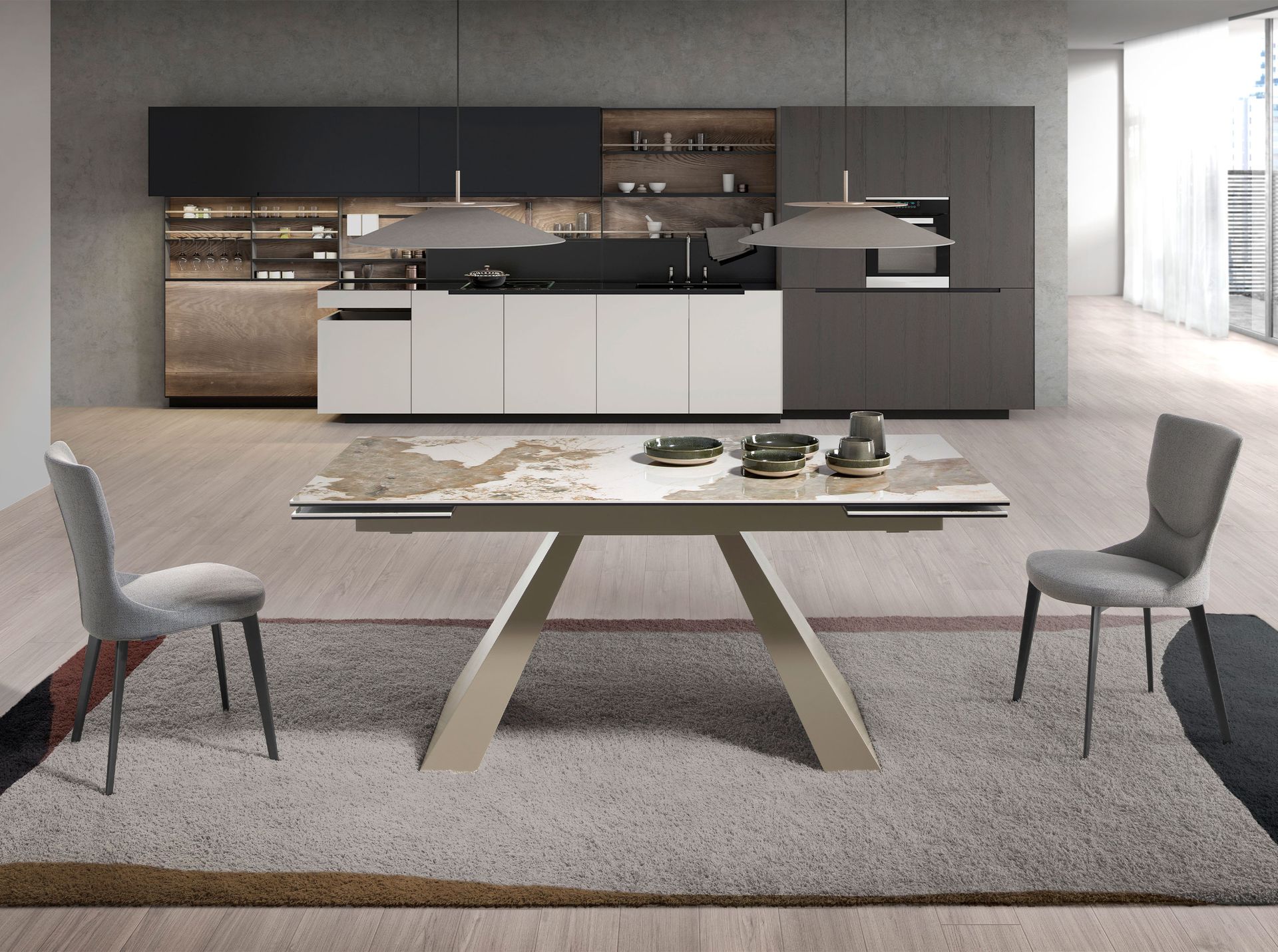 Mira prémium kihúzható étkezőasztal