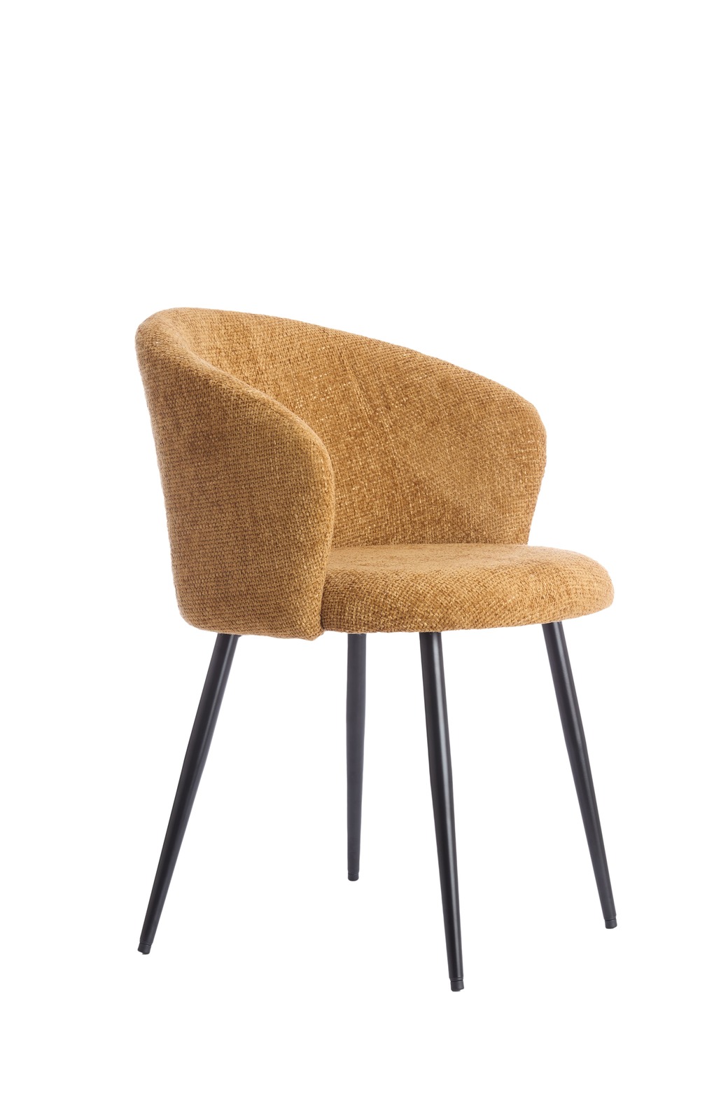 Radaja modern mustársárga étkezőszék