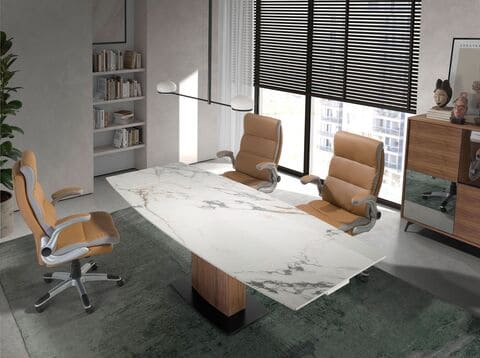 Solea prémium ovális kihúzható étkezőasztal