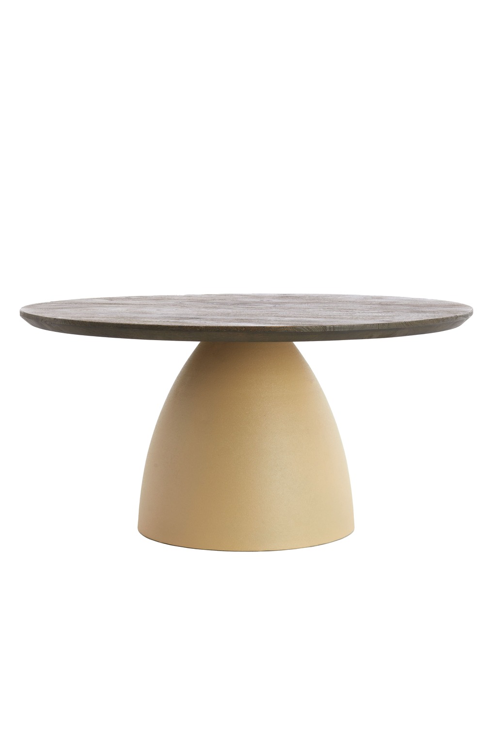 Ocana barna kerek design dohányzóasztal