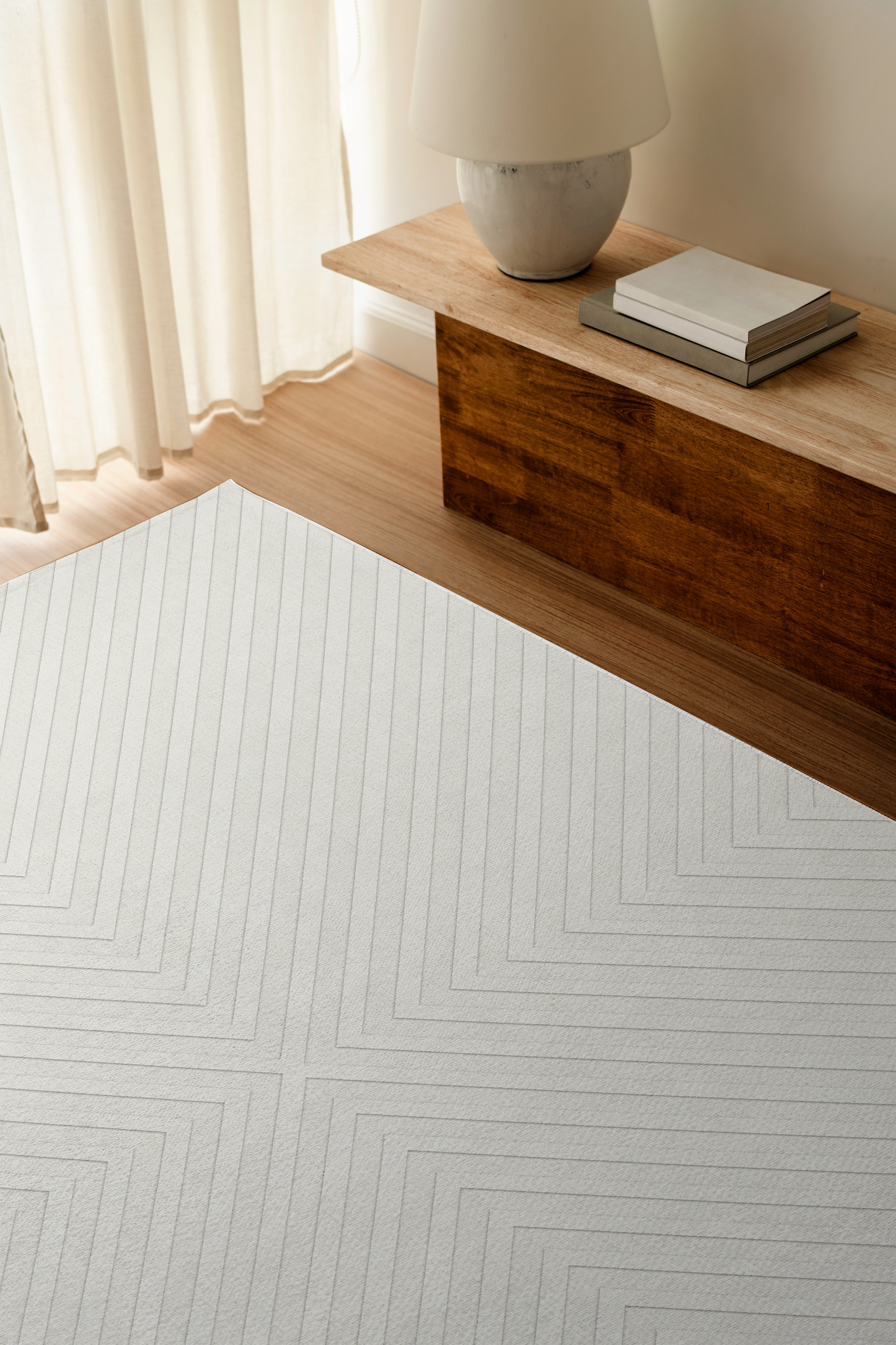 Acores II fehér kül és beltéri szőnyeg