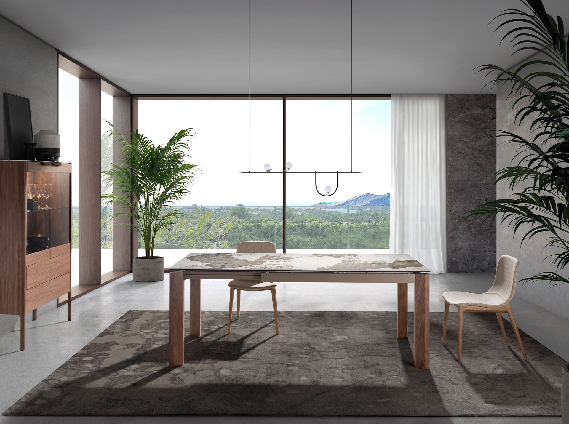 Aria prémium design kihúzható étkezőasztal