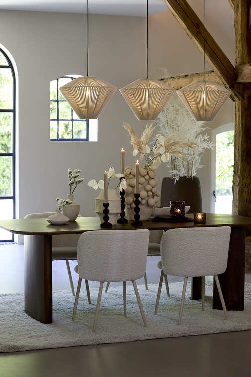 Elyna modern krém étkezőszék