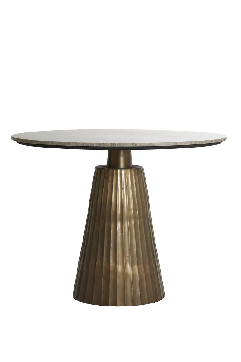 Rianne kerek design márvány étkezőasztal