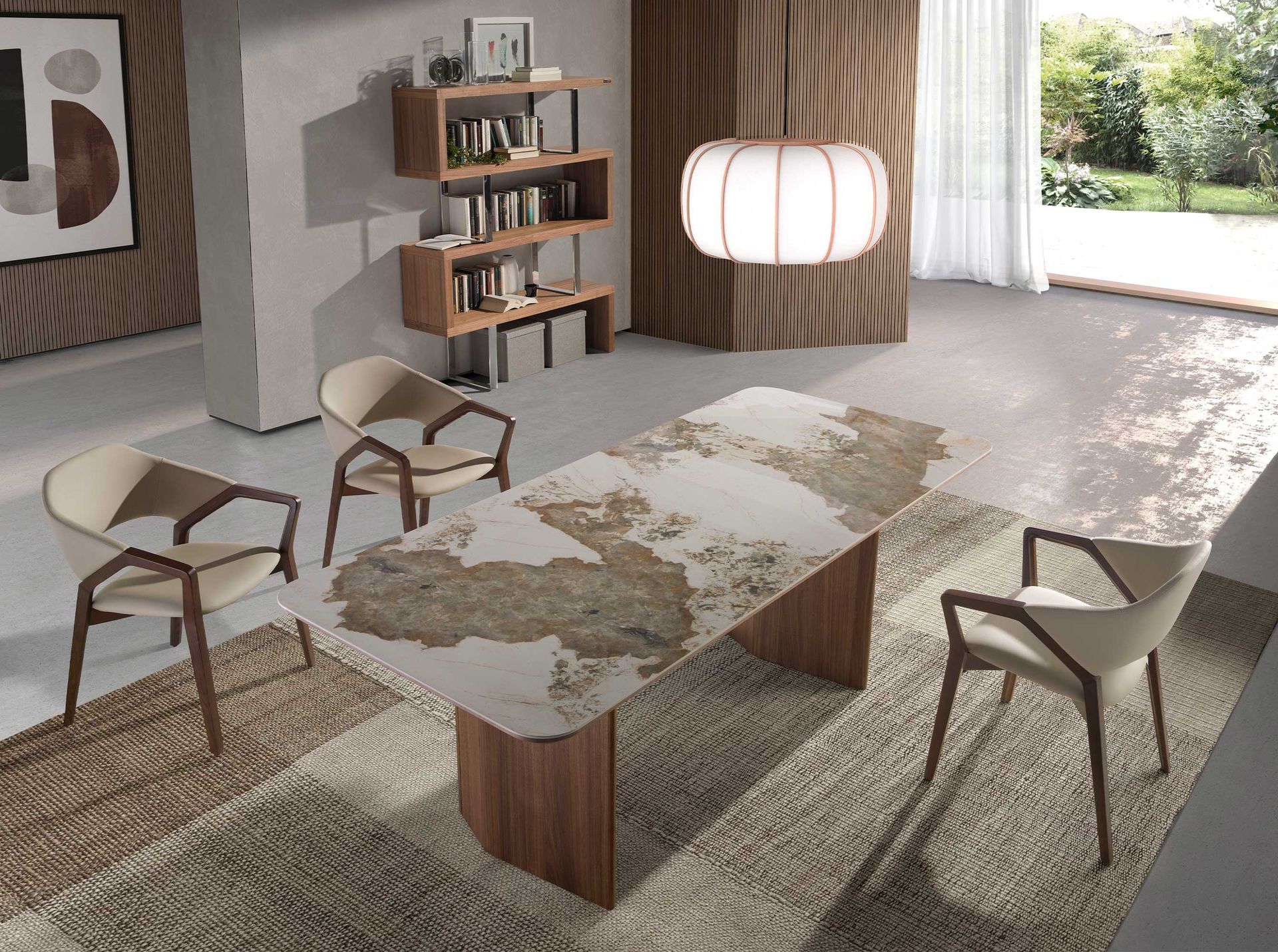 Marbella kerámia prémium design étkezőasztal