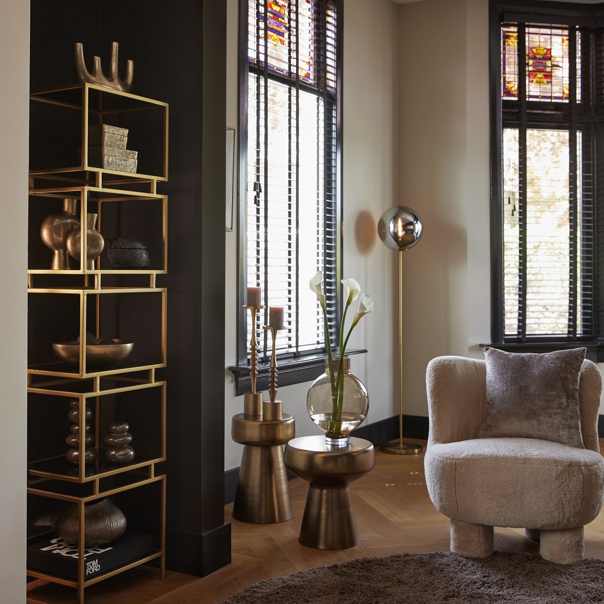 Dakwa barna design lerakóasztal