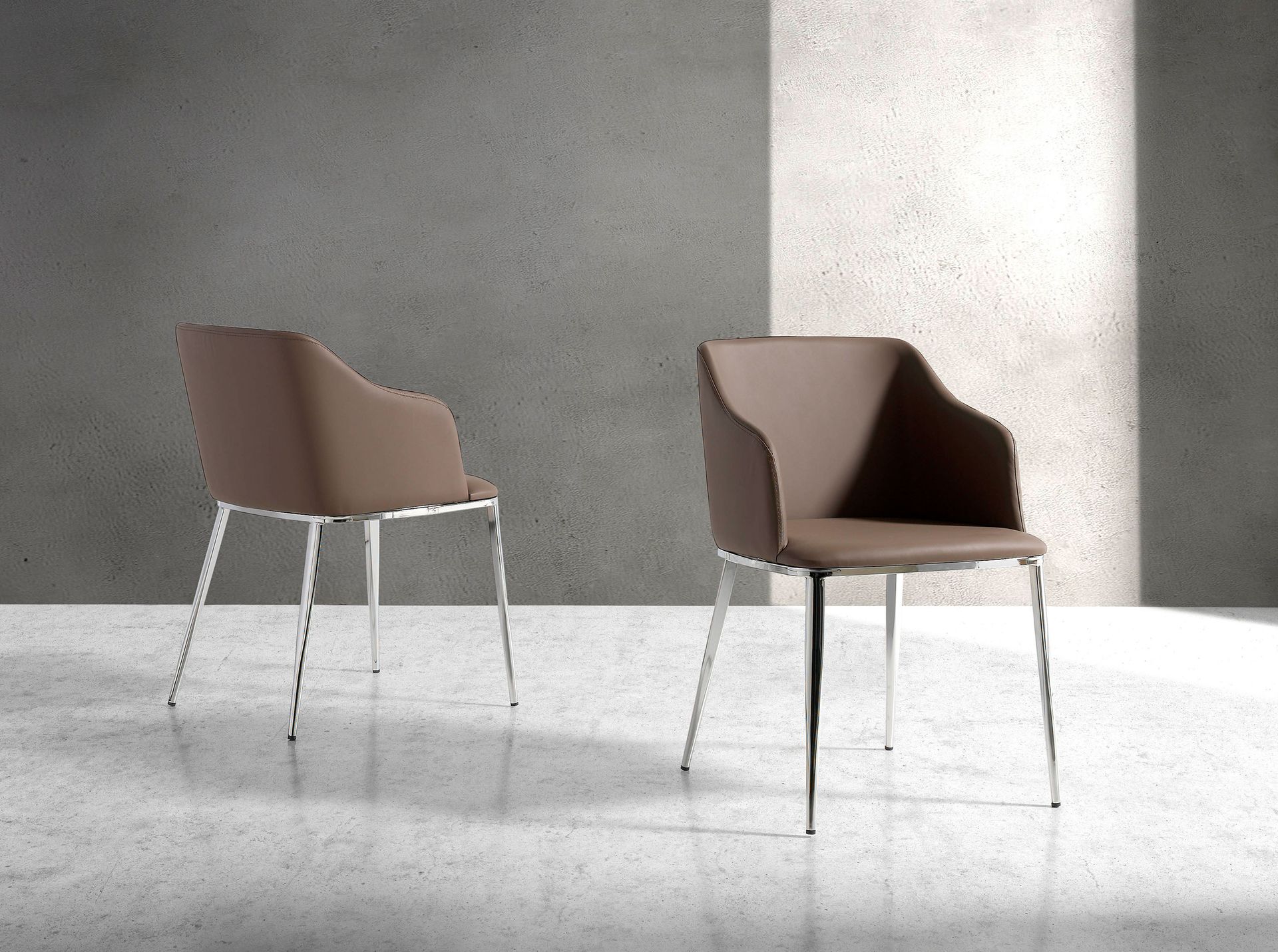 Velluto barna prémium design étkezőszék