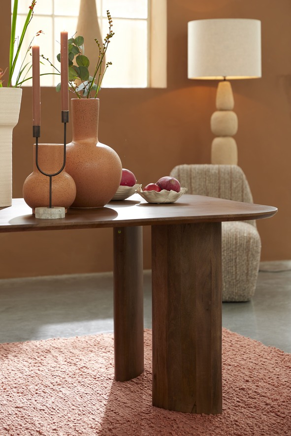 Aymara design barna akácfa  étkezőasztal